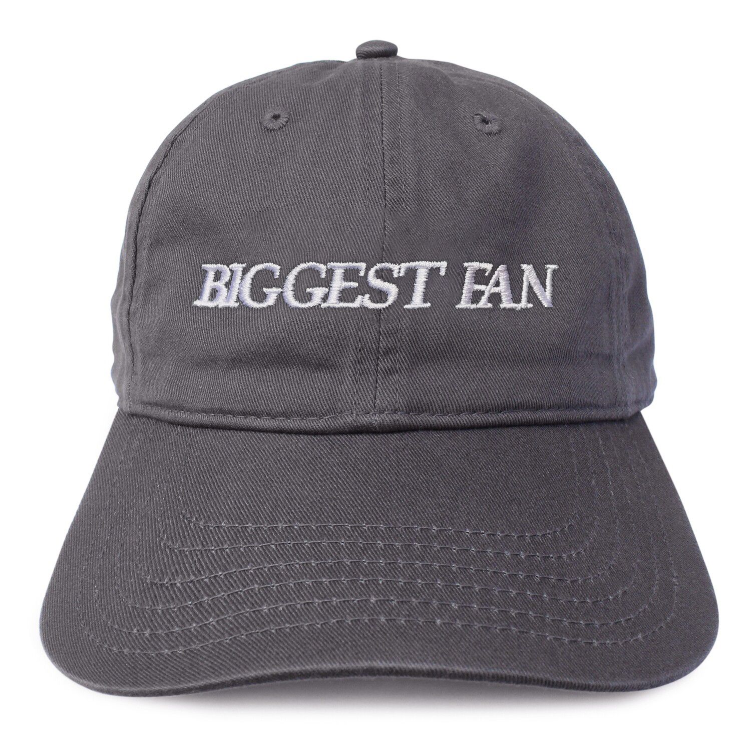 BIGGEST FAN hat (CHARCOAL)
