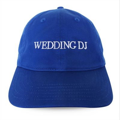 WEDDING DJ hat (Blue)