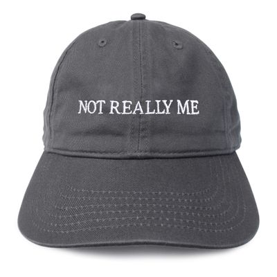 NOT REALLY ME hat (Grey)