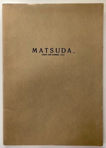 Matsuda Spring/Summer 1987