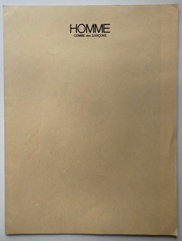 COMME des GARÇONS Homme 1981 No 4