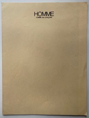 COMME des GARÇONS Homme 1981 No 4