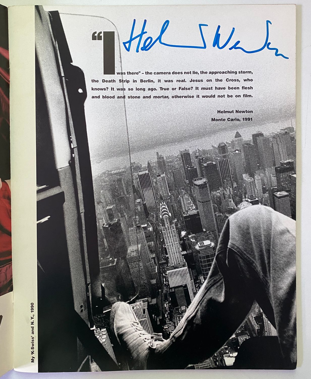 SIGNED] HELMUT NEWTON ILLUSTRATED