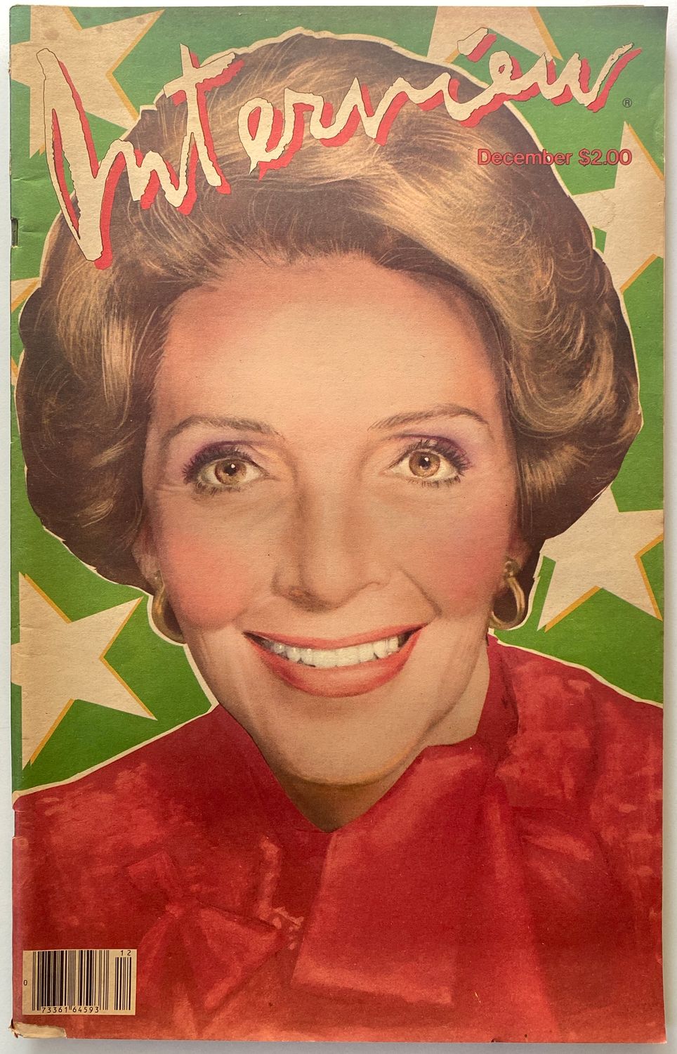 Interview December 1981 Nancy Reagan