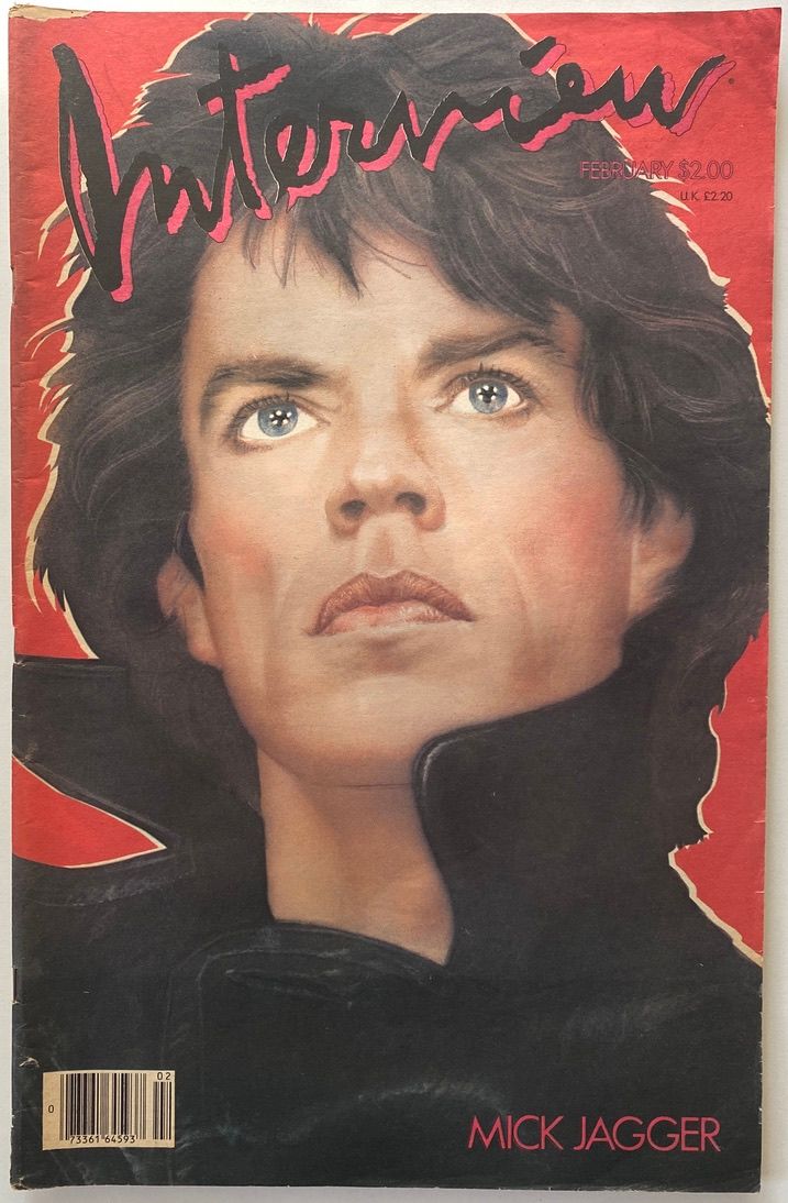 Interview Magazine 1985 Mick Jagger
