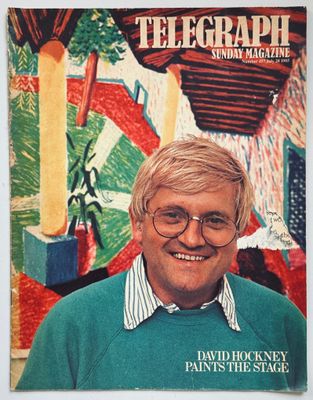 [SOLD AS SEEN] Telegraph Magazine David Hockney Paints The Stage