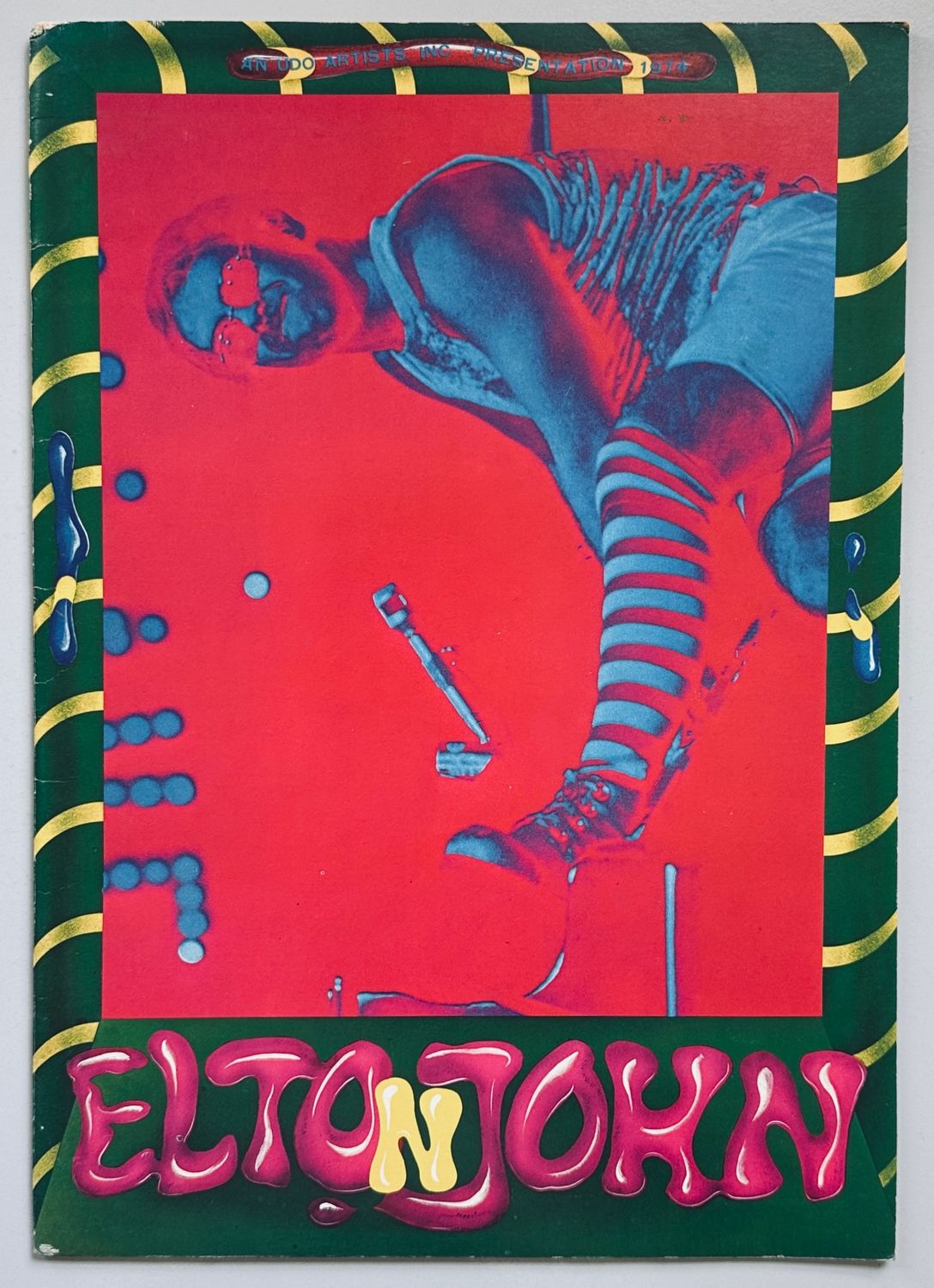 Elton John Goodbye Yellow Brick Road 1974 Programme