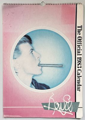 David Bowie The Official 1983 Calendar
