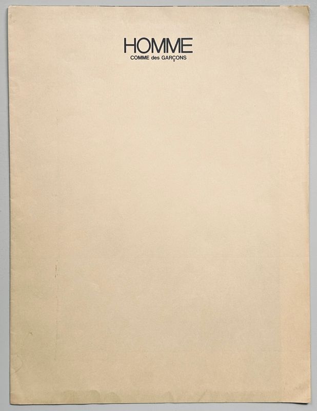 COMME des GARÇONS Homme 1981 No 6