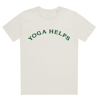 YOGA HELPS T-Shirt (Vintage White)