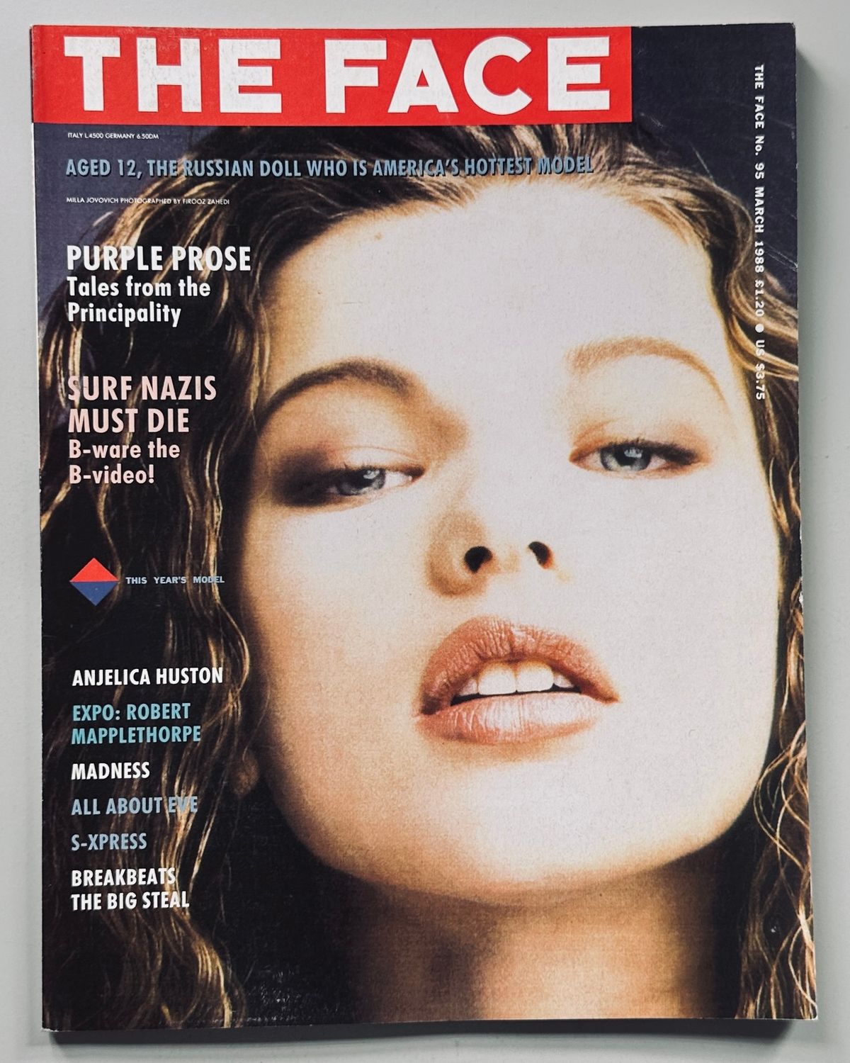 The Face Mila Jovovich March 1988