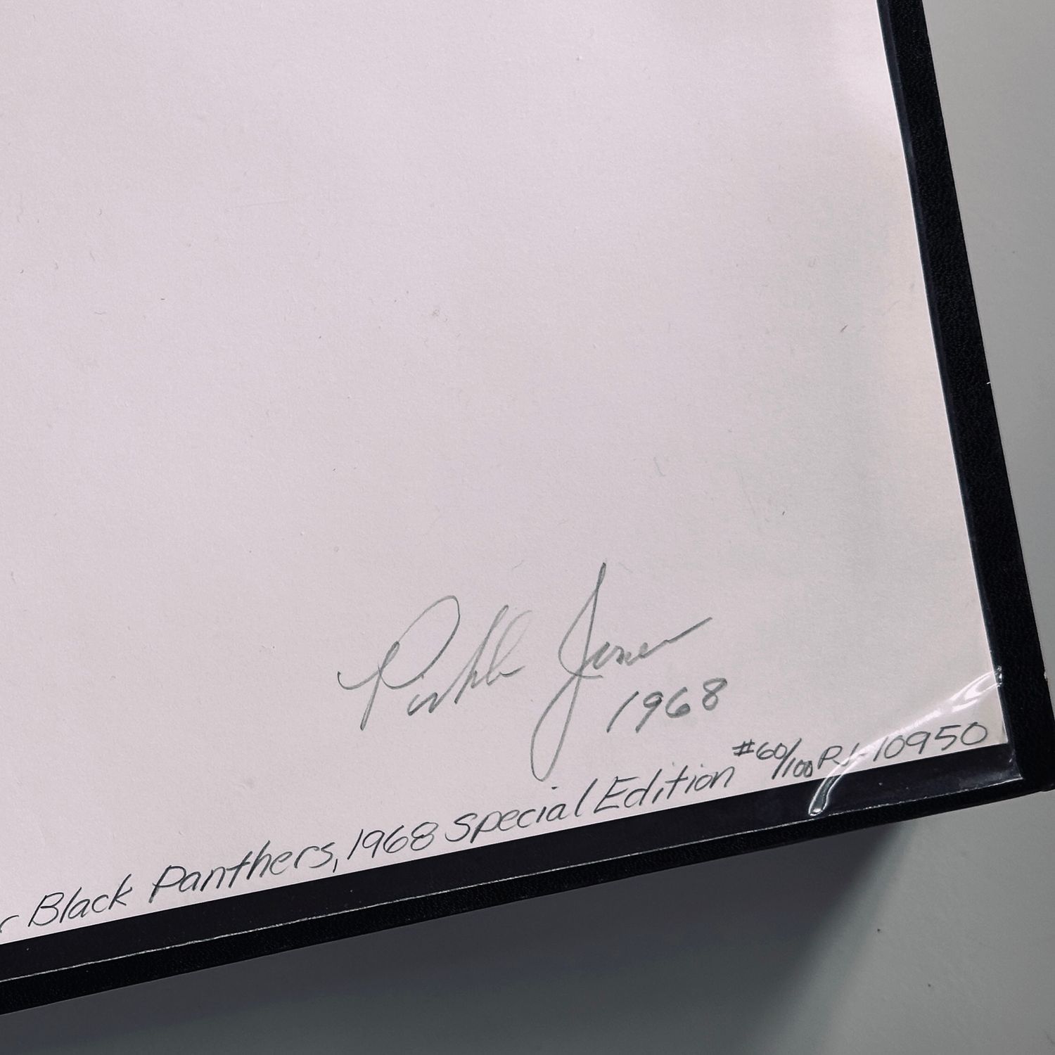 SIGNED] BLACK PANTHERS 1968 PRINT EDITION