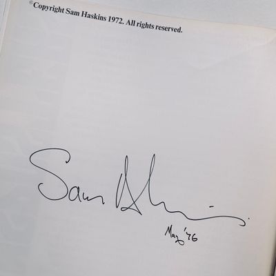 SIGNED] SAM HASKINS POSTERS