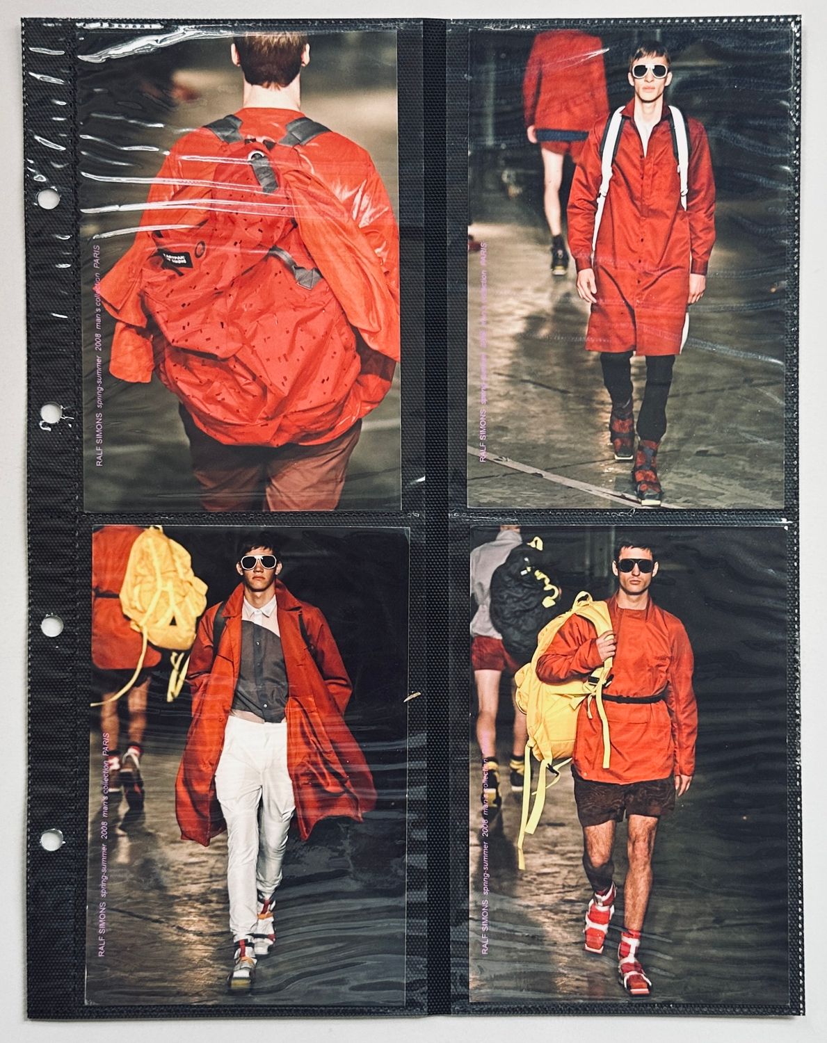 Raf Simons Spring/Summer Men's 2008 Runway Set