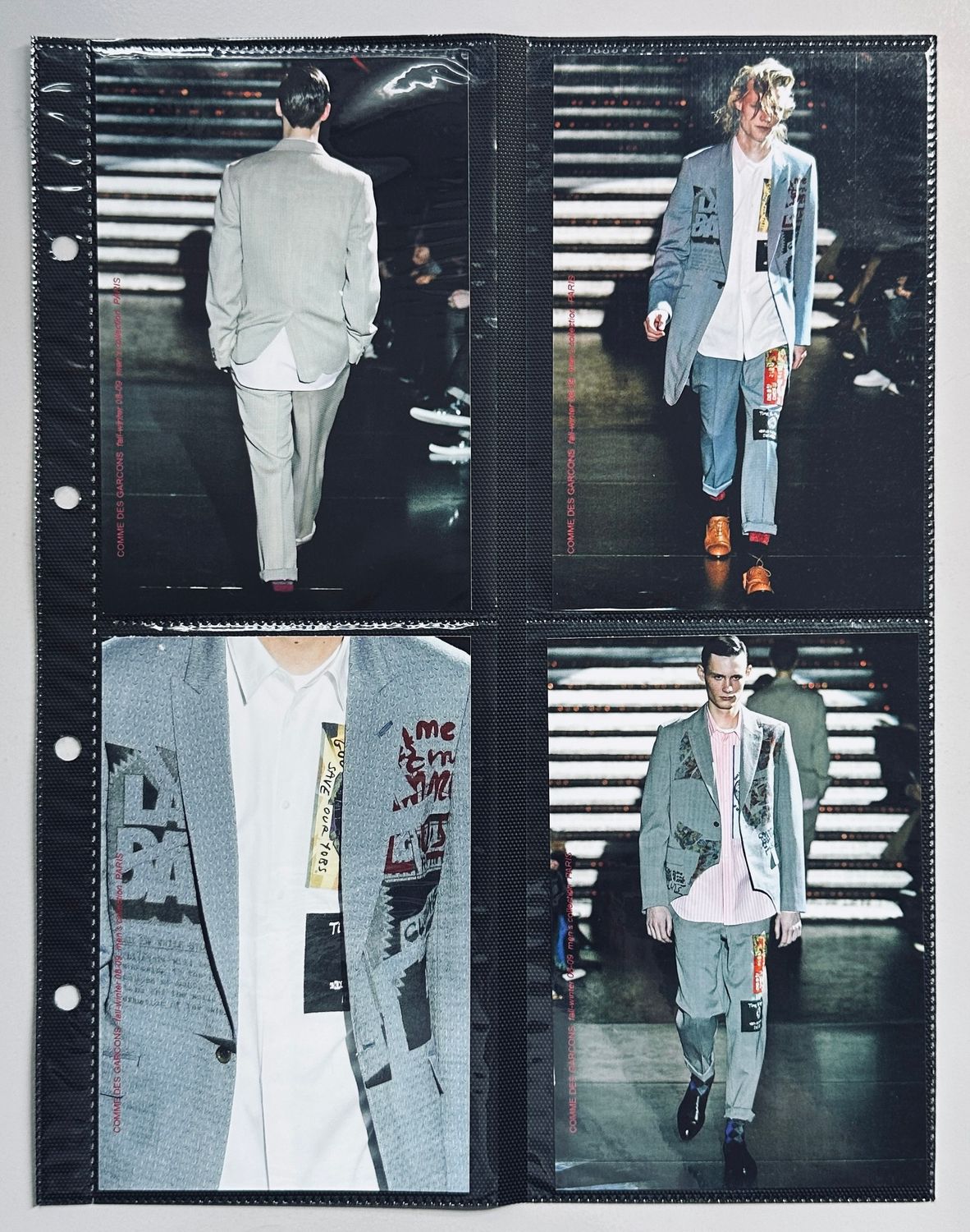 COMME des GARÇONS Homme Plus Fall/Winter Men's 2008-09 Runway Set