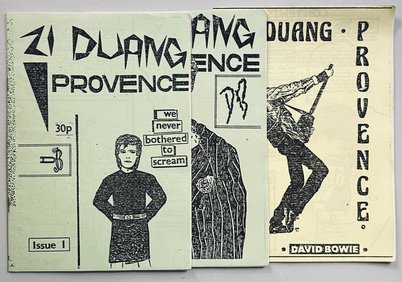 David Bowie Zi Duang Provence Fanzine 1-3