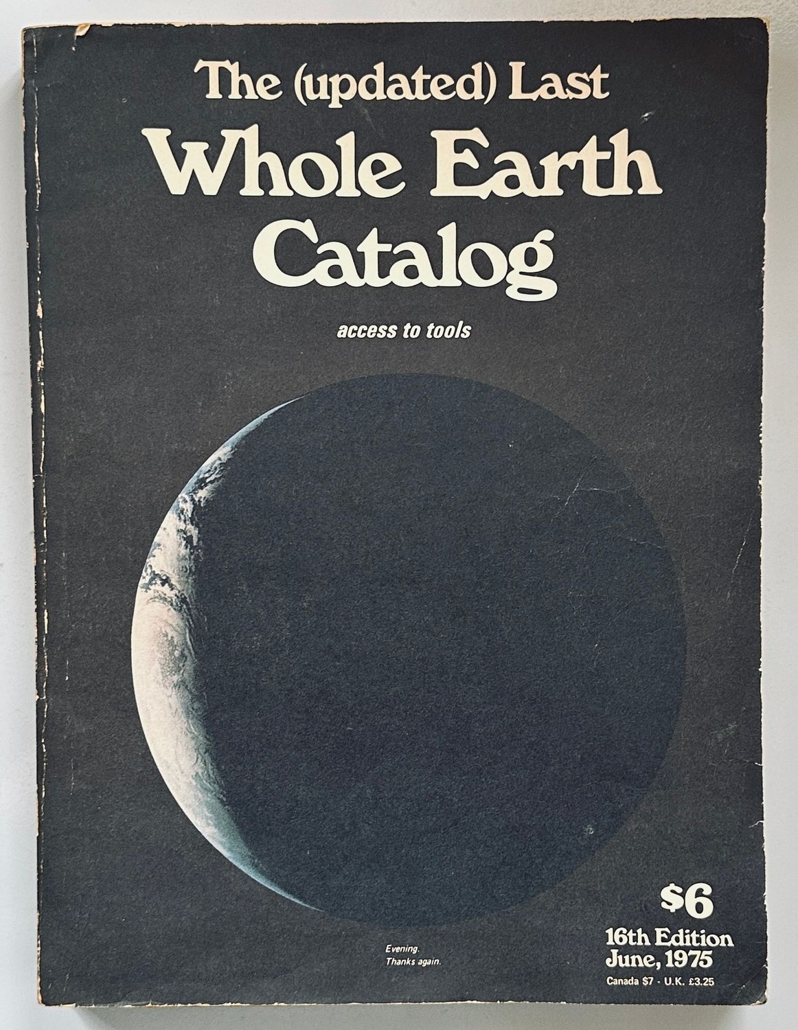 The Updated Last Whole Earth Catalog