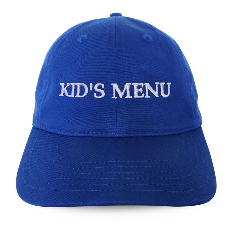 KID'S MENU hat (BLUE)