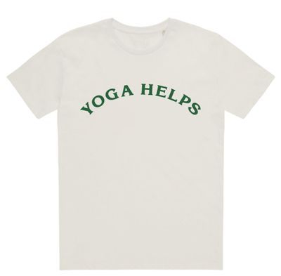 YOGA HELPS T-Shirt (Vintage White)
