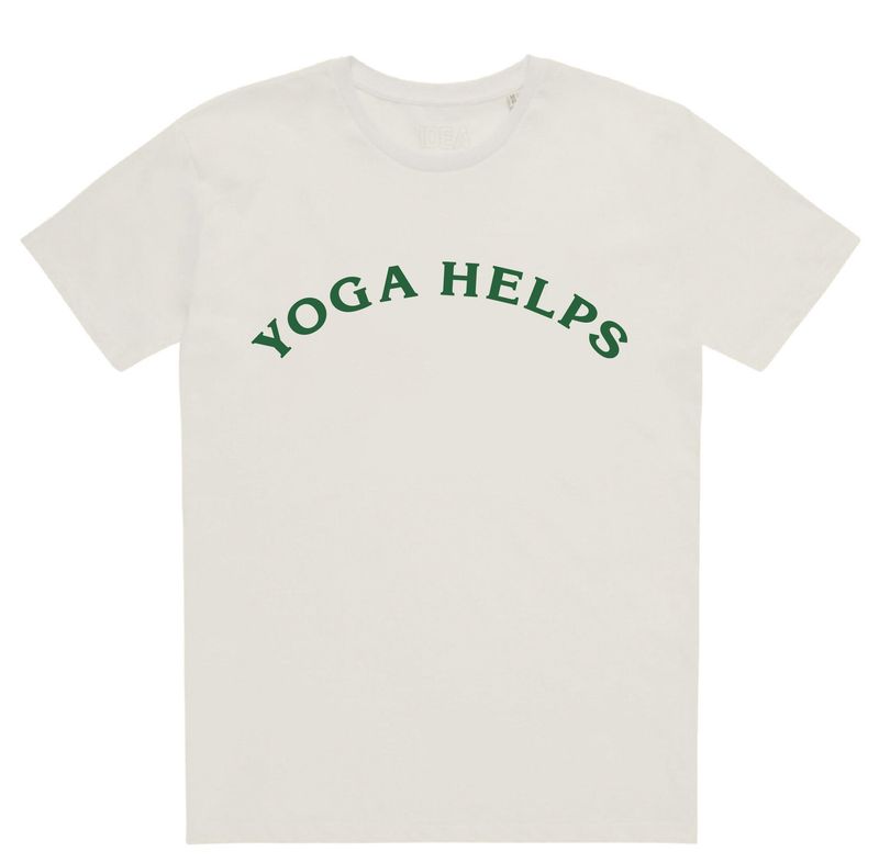 YOGA HELPS T-Shirt (Vintage White)