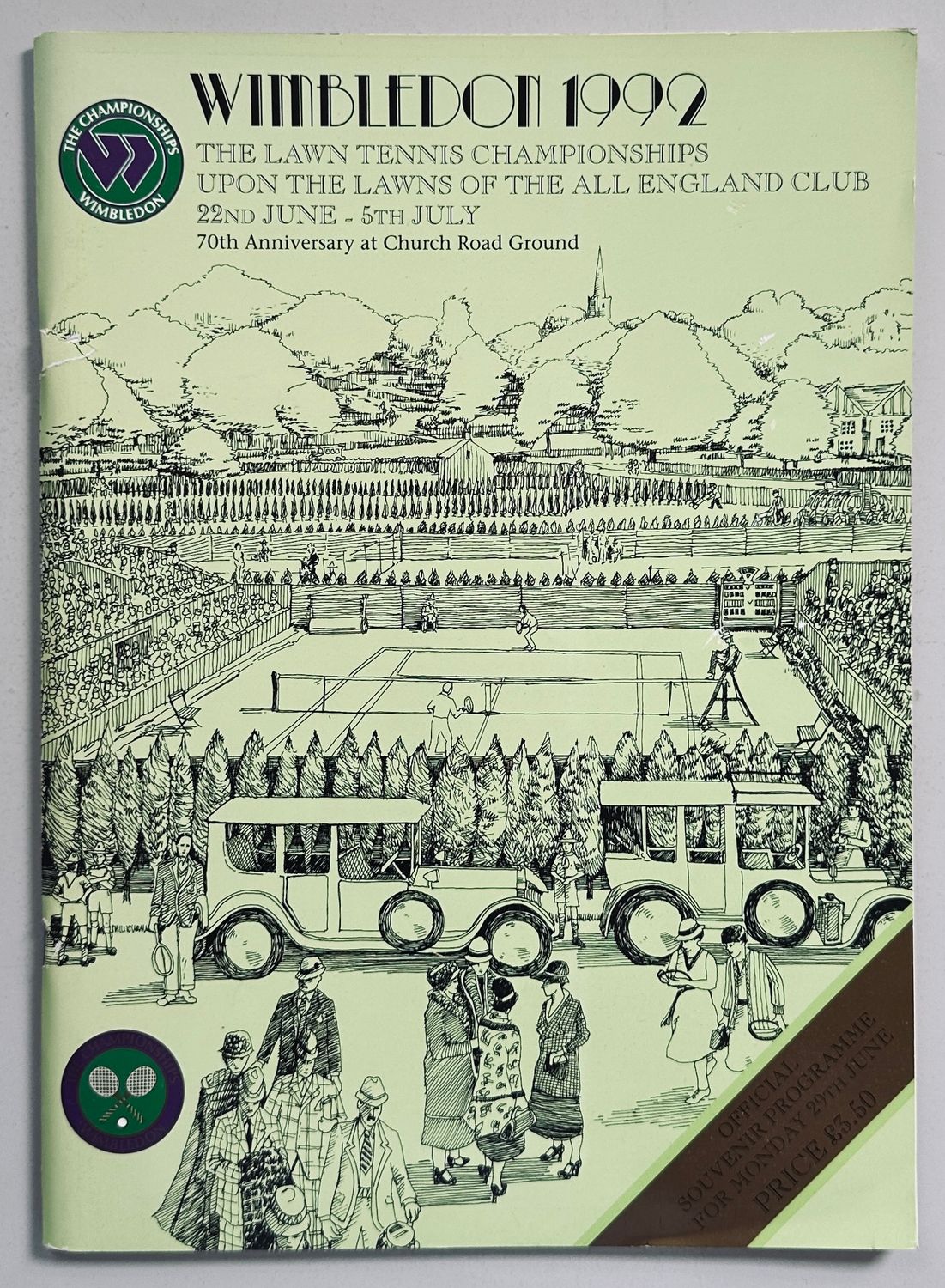 Wimbledon 1992 Souvenir Programme
