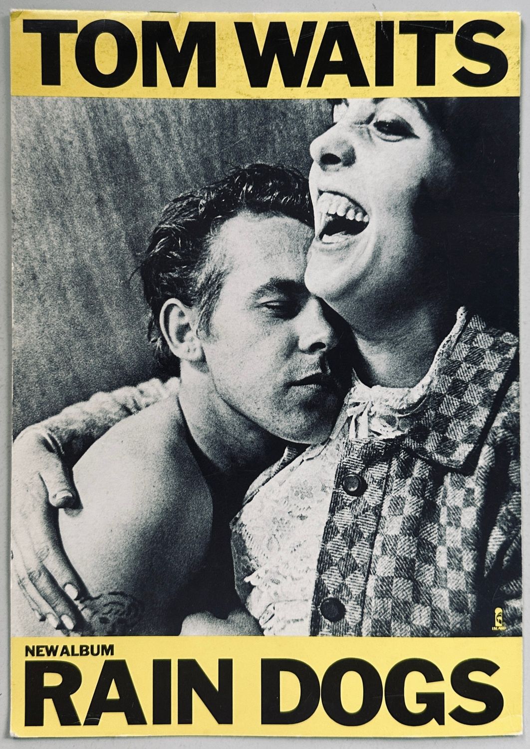 Tom Waits Rain Dogs 1985 Tour Programme