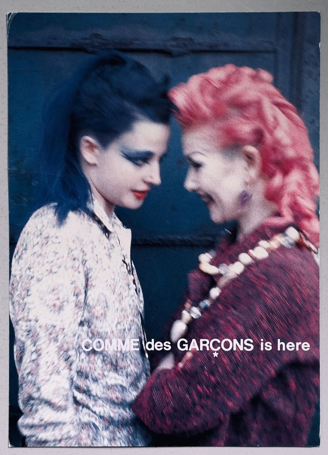 COMME des GARÇONS Juergen Teller postcard 1991