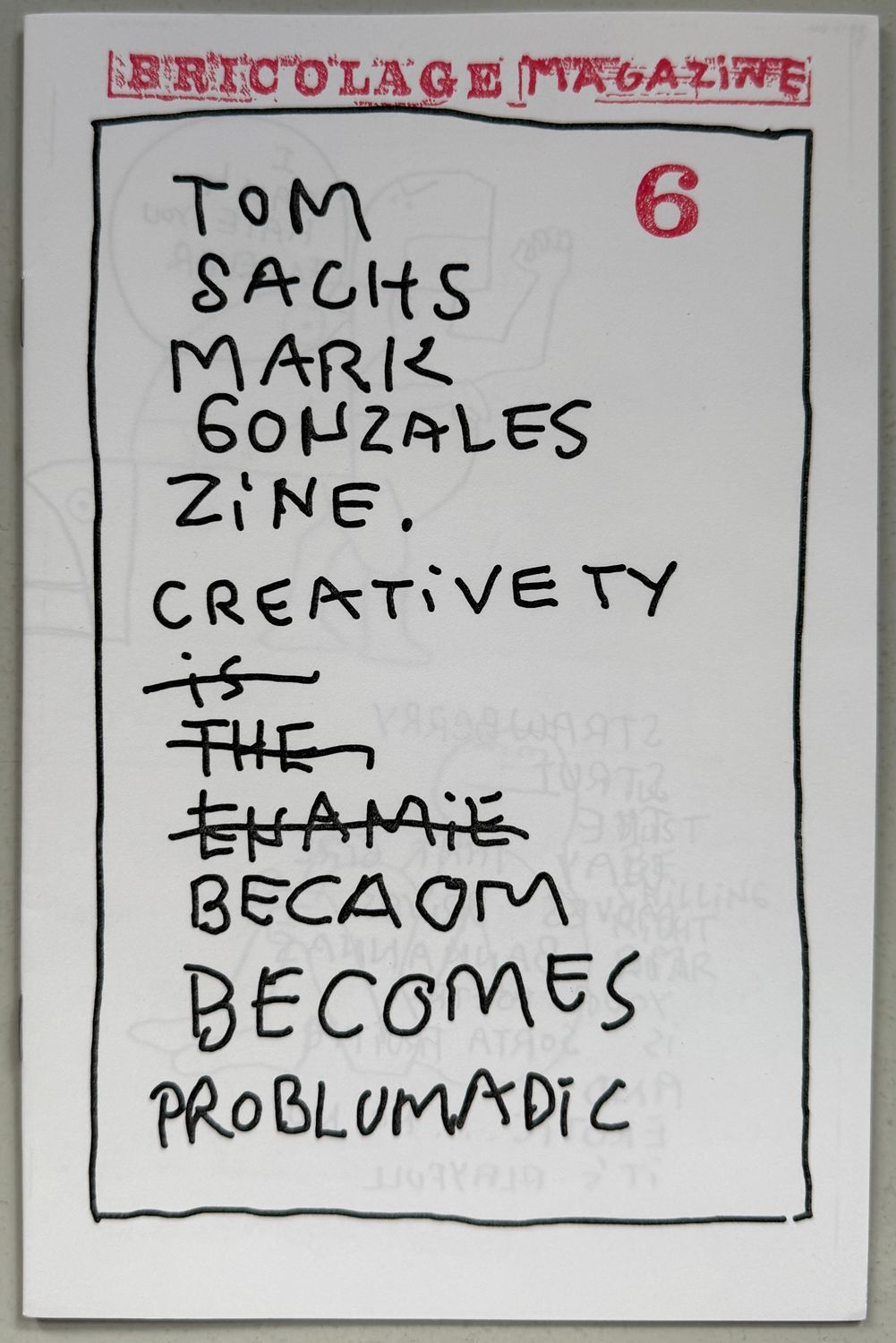 Tom Sachs Mark Gonzalez Zine