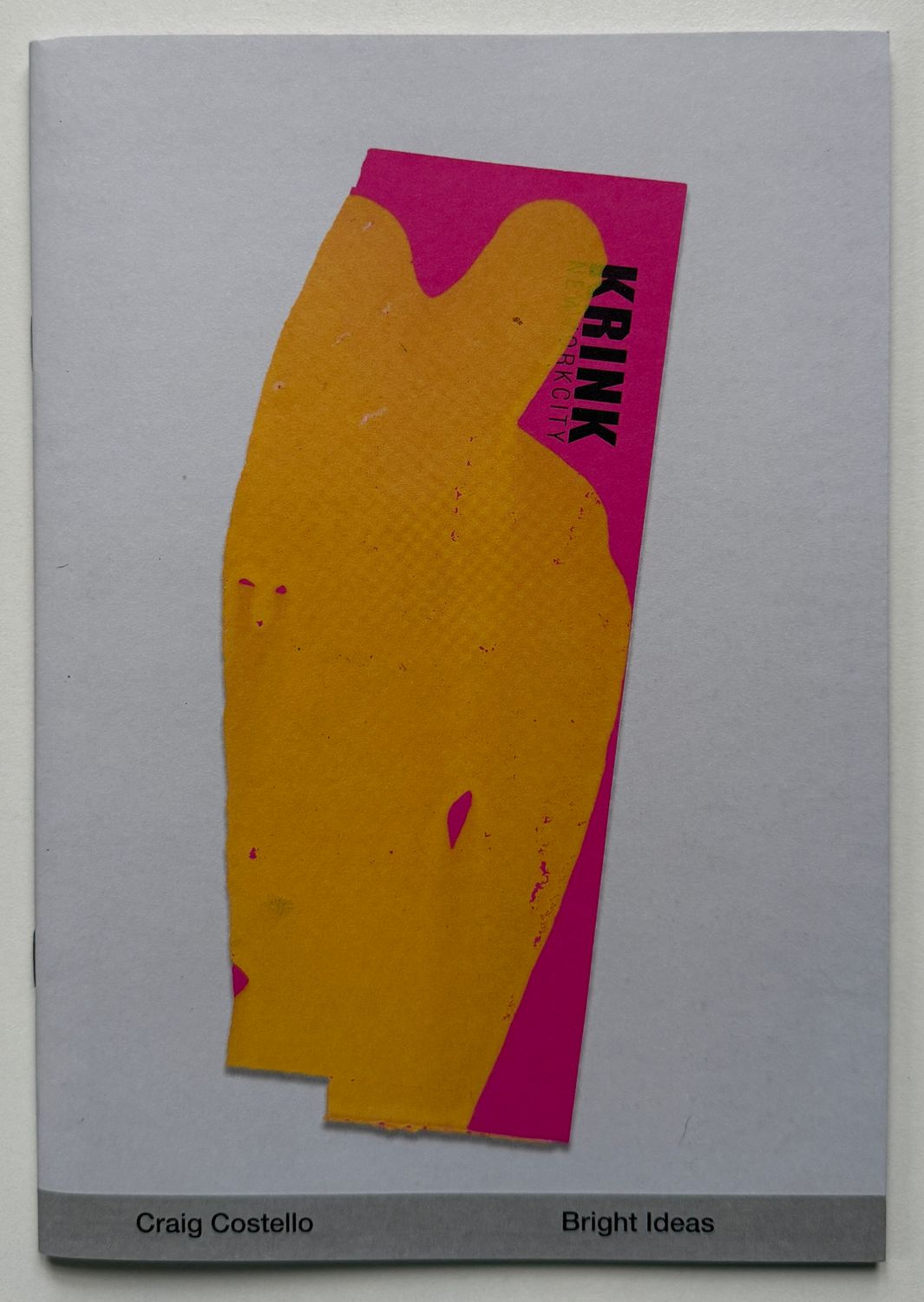 [SIGNED] KRINK AKA CRAIG COSTELLO