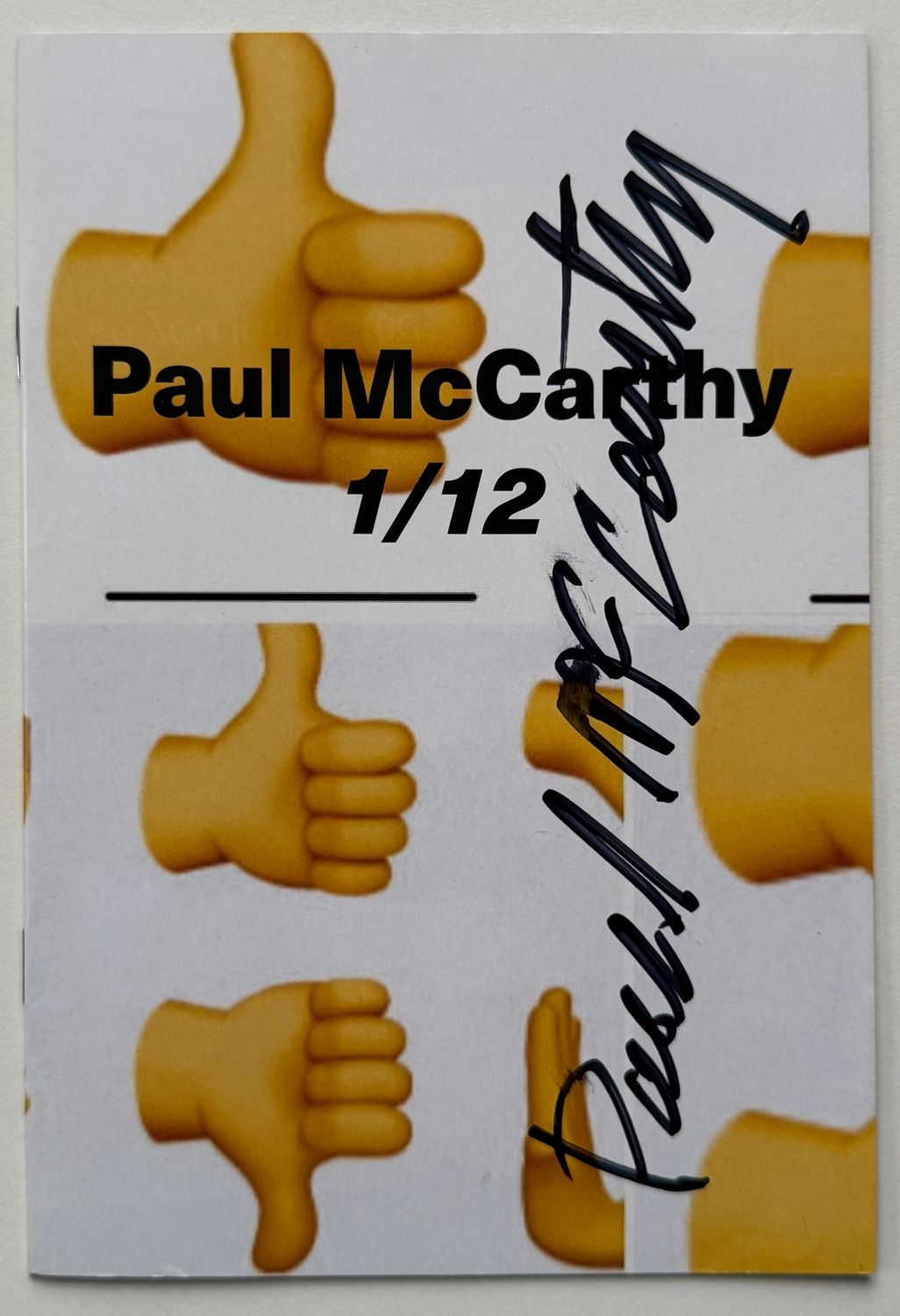 [SIGNED] PAUL MCCARTHY 01