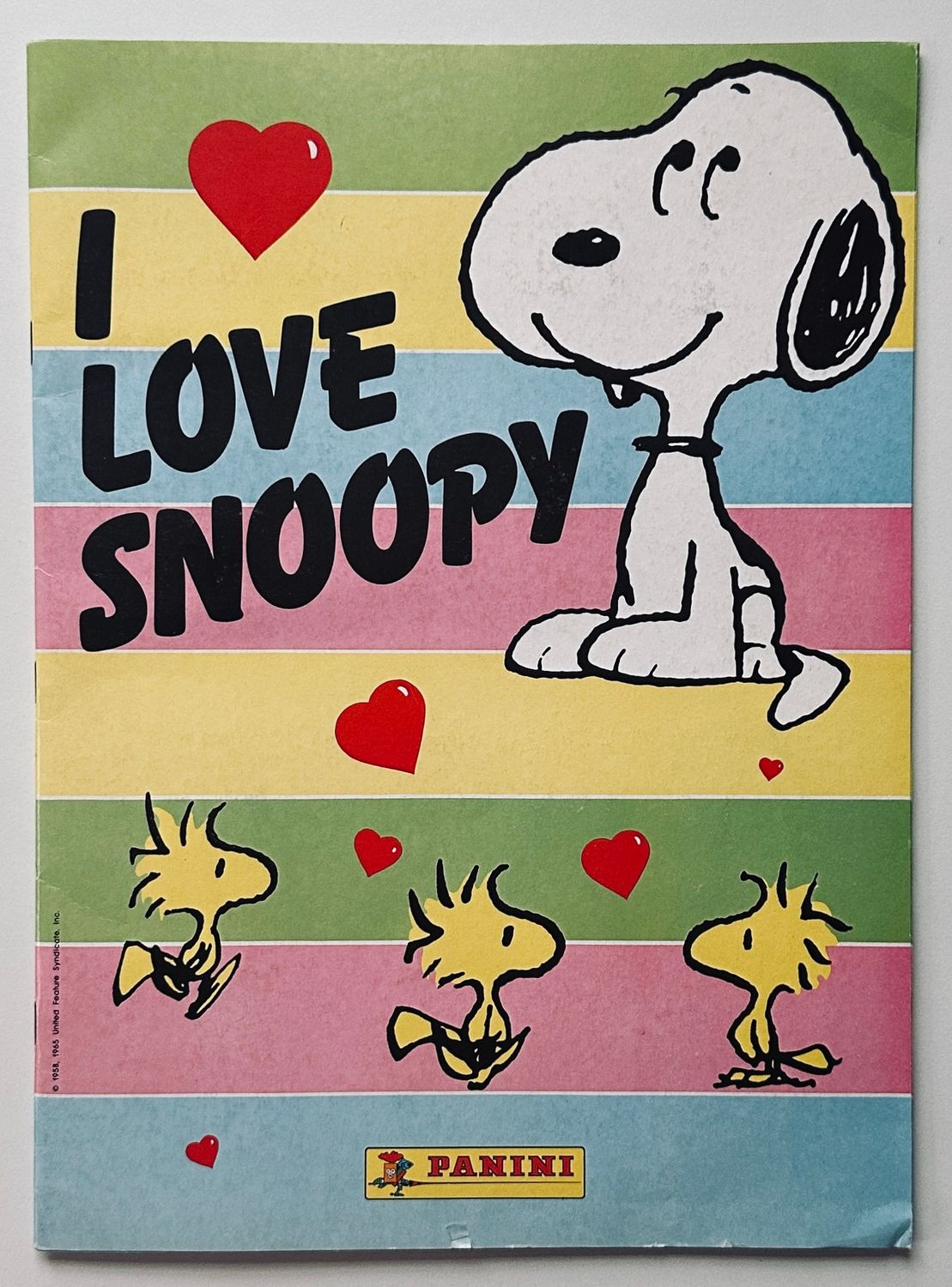 I Love Snoopy Panini Album I Love Snoopy Panini Album