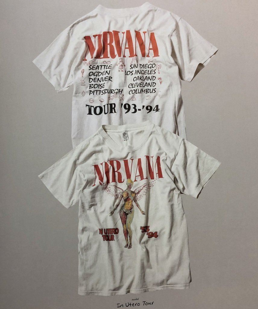 nirvana t-shirt book