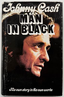 [SIGNED] JOHNNY CASH MAN IN BLACK