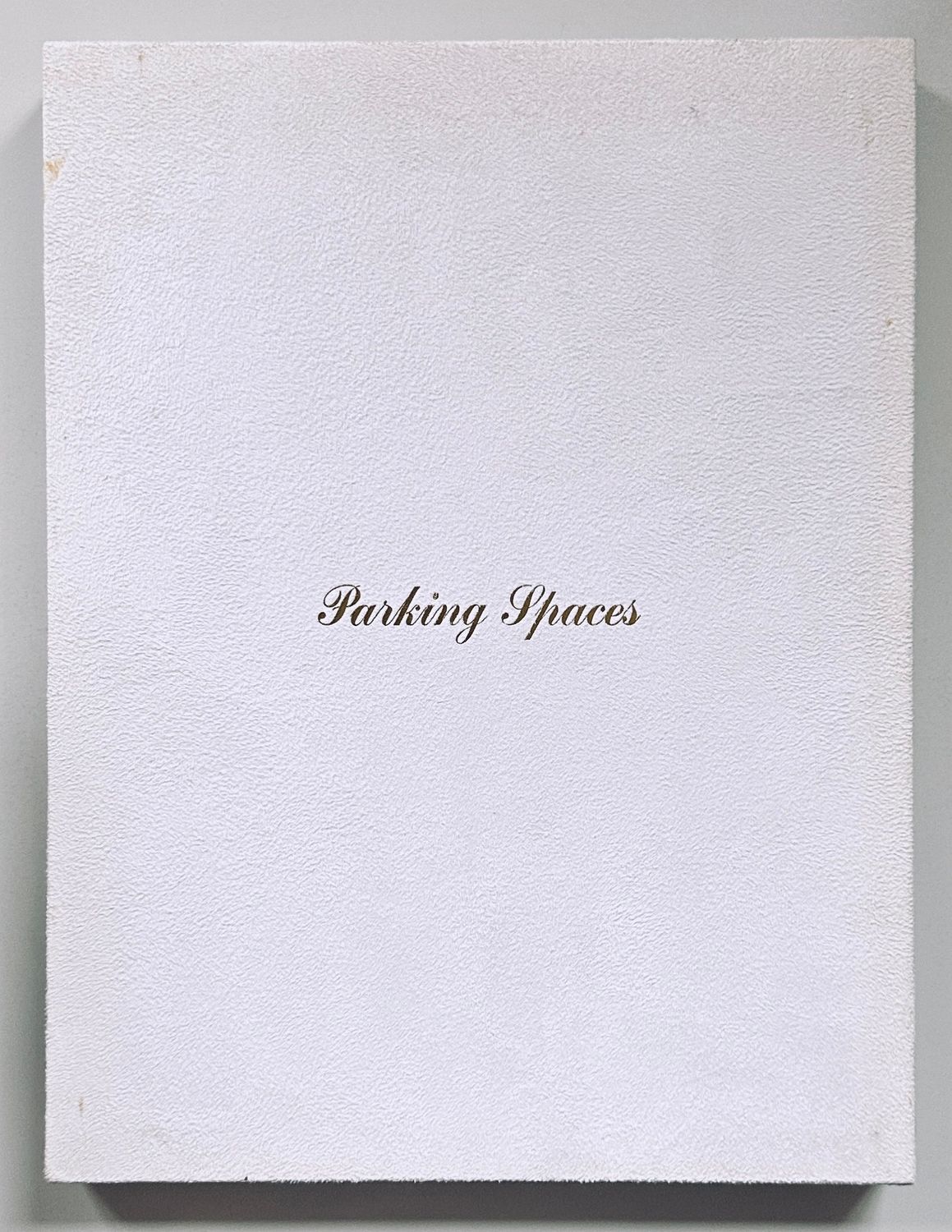 [SIGNED] MARTIN PARR PARKING SPACES