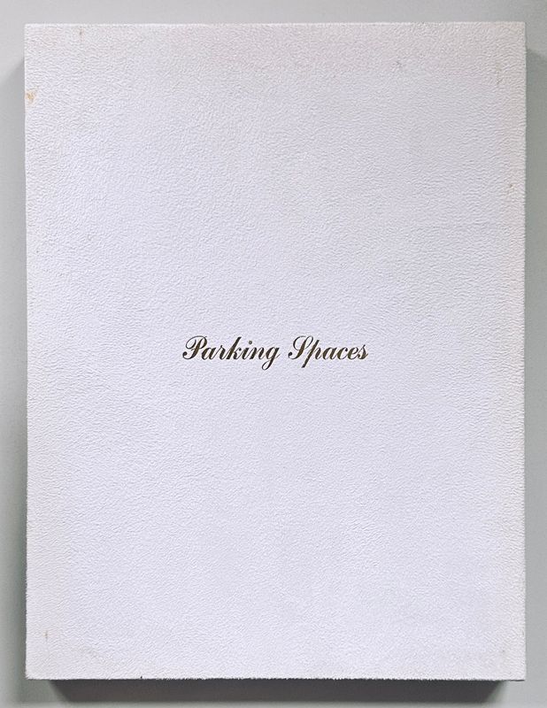 [SIGNED] MARTIN PARR PARKING SPACES