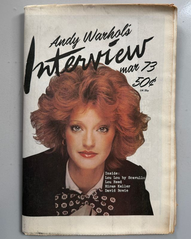 Interview Magazine March 1973 Lou Lou de la Falaise