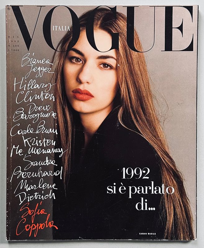 Sofia Coppola Vogue Italia 1992