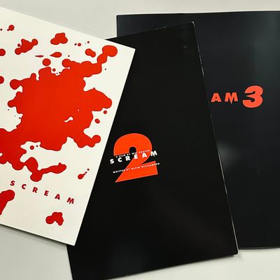 Scream trilogy Japanese Programme Set Scream trilogy Japanese Programme Set