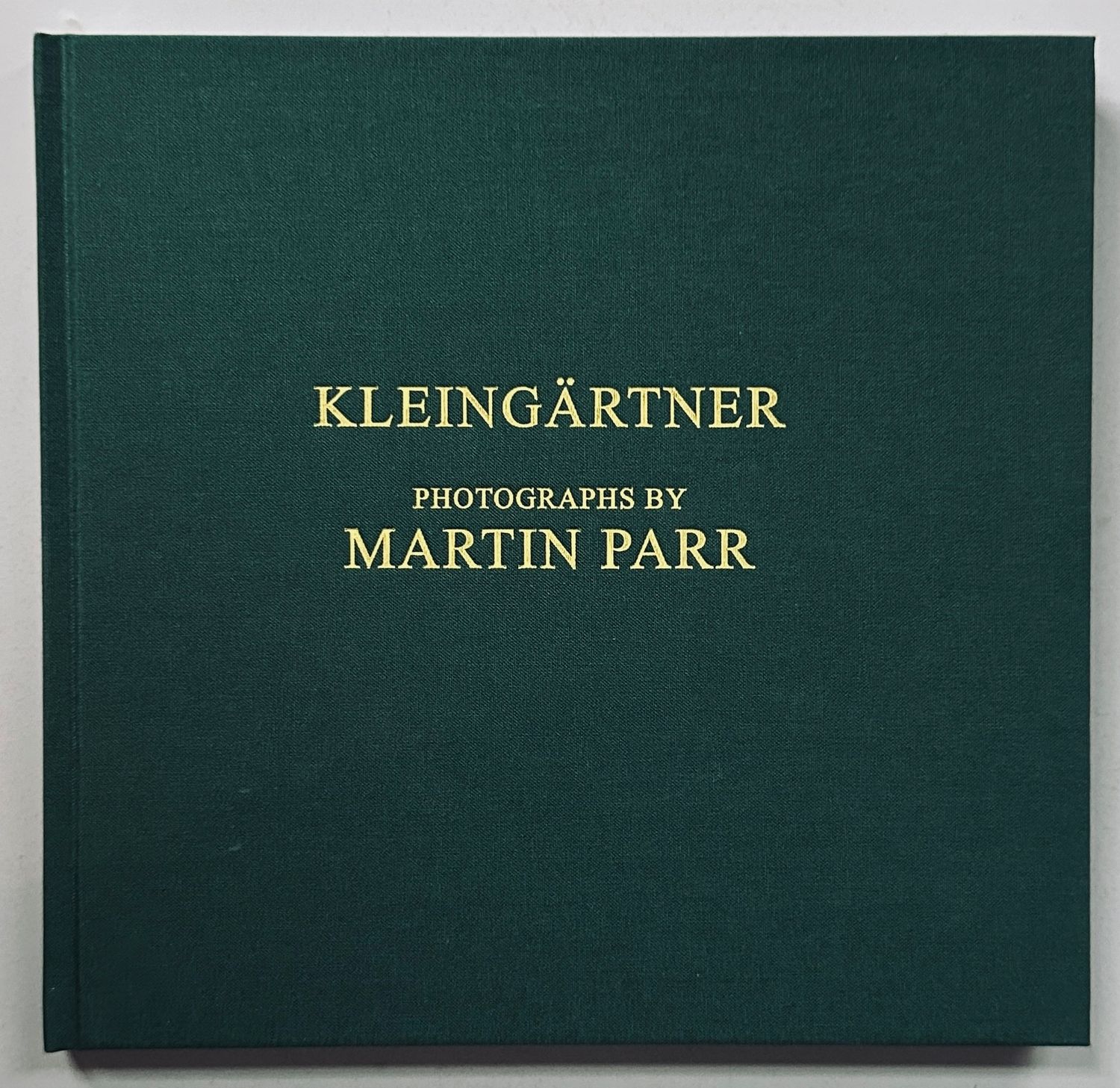 [SIGNED] MARTIN PARR KLEINGARTNER