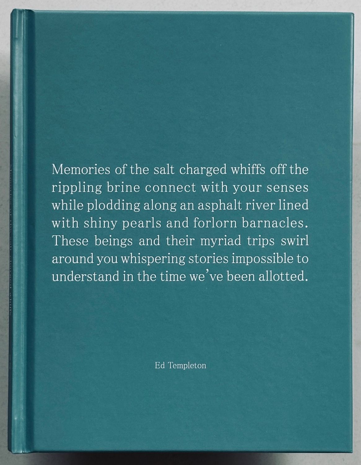 [SIGNED] ED TEMPLETON MEMORIES OF THE SALT CHARGED WHIFFS