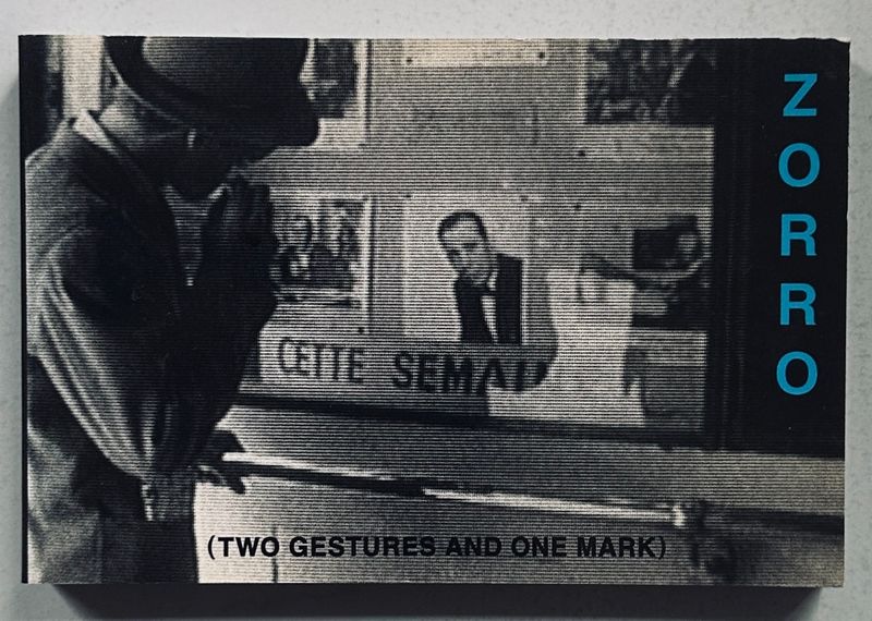 [SIGNED] JOHN BALDESSARI ZORRO