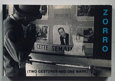 [SIGNED] JOHN BALDESSARI ZORRO