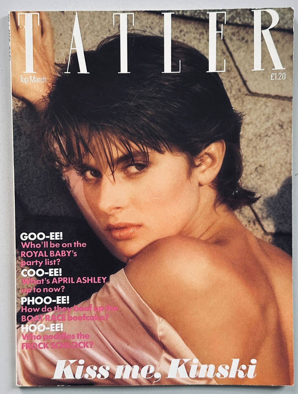 Tatler March 1982 Natasha Kinski Tatler March 1982 Natasha Kinski