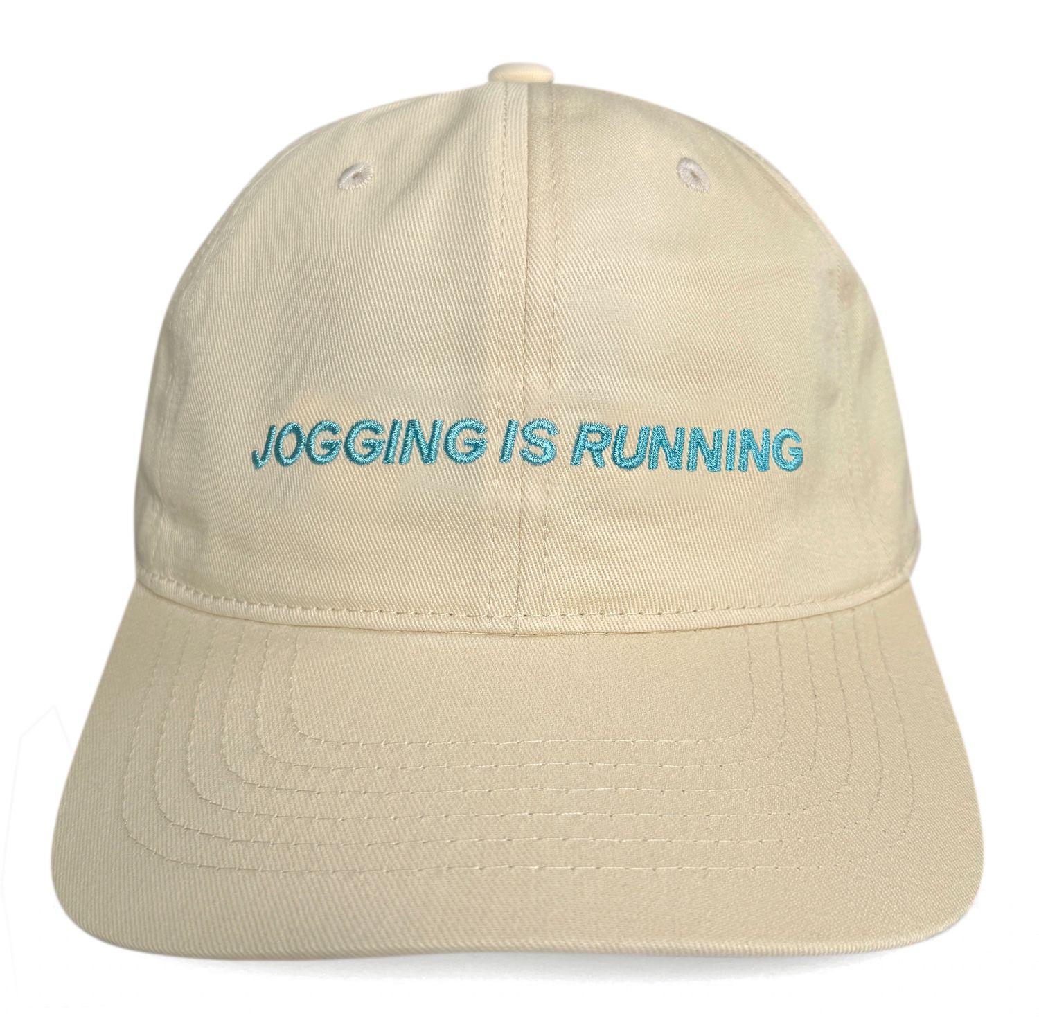 JOGGING IS RUNNG hat (Beige)