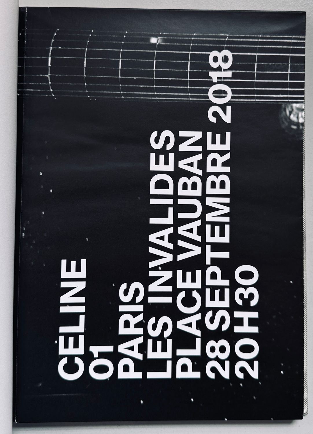 Celine Hedi Slimane 01 2018 Invite