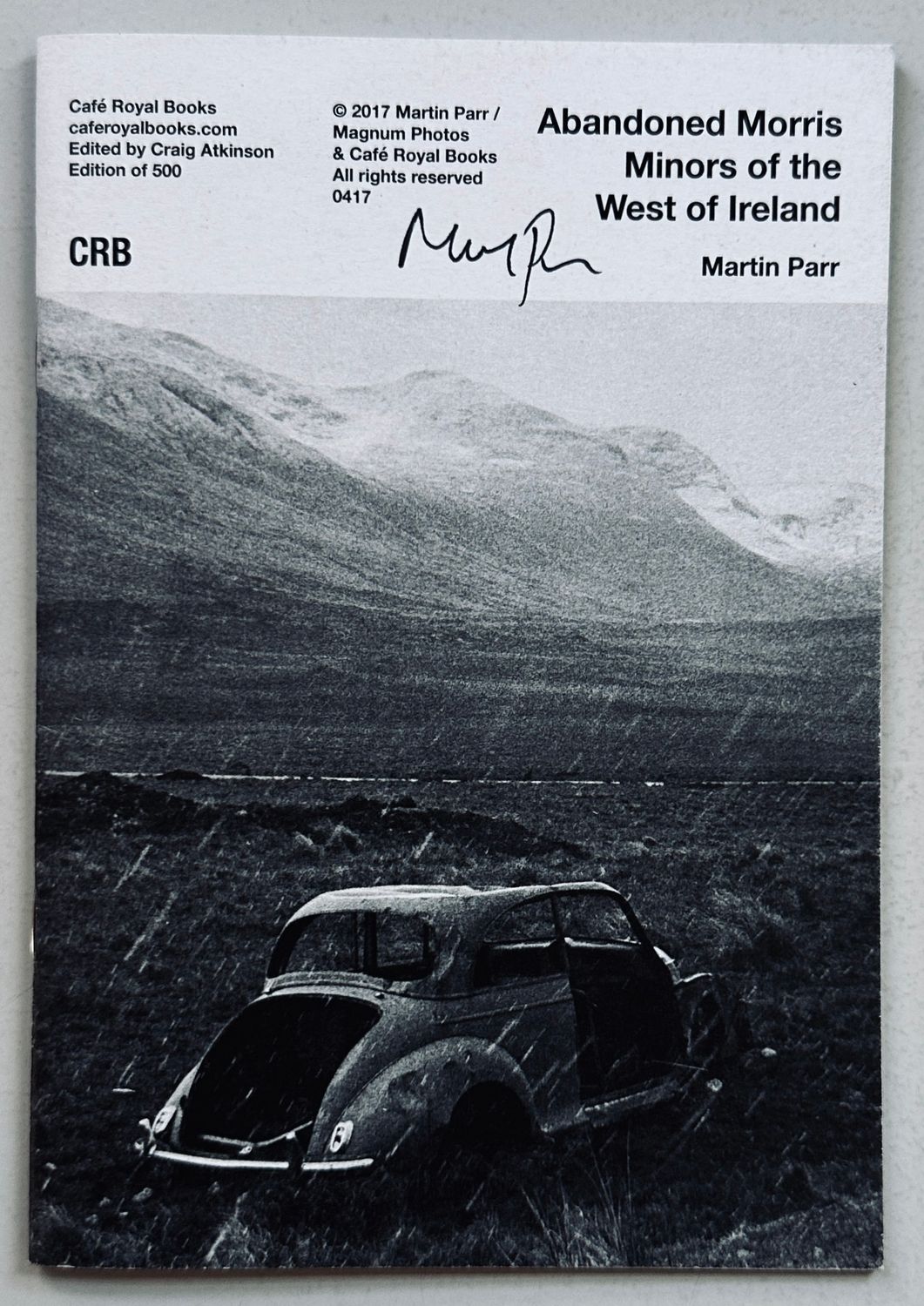 [SIGNED] MARTIN PARR ABANDONED MORRIS MINORS