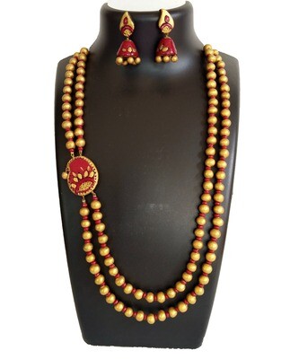 Terracotta Jewellery Necklace Set - NH290 Terracotta Jewellery Necklace Set - NH290