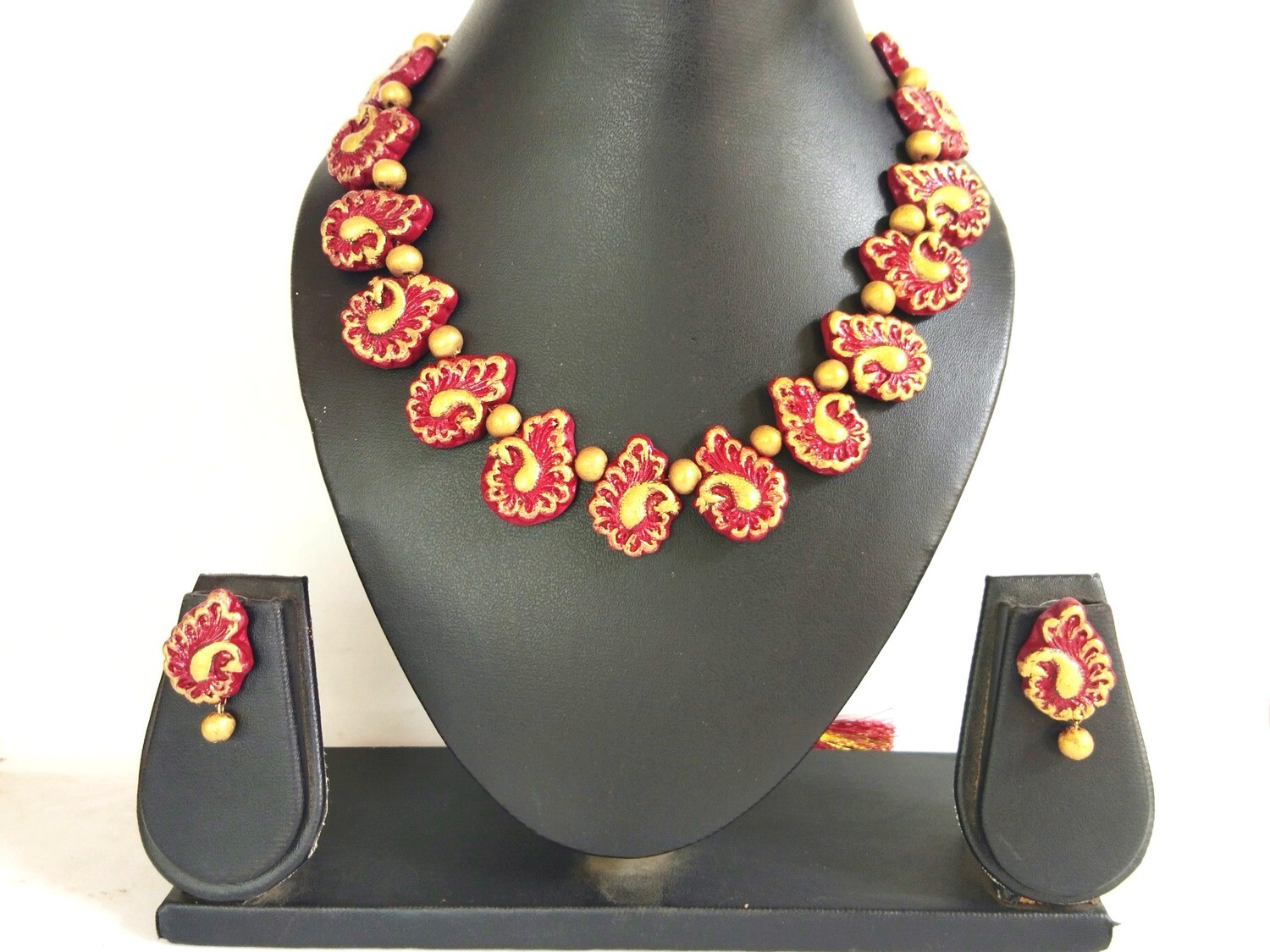 Terracotta Jewellery Necklace Set - NL220