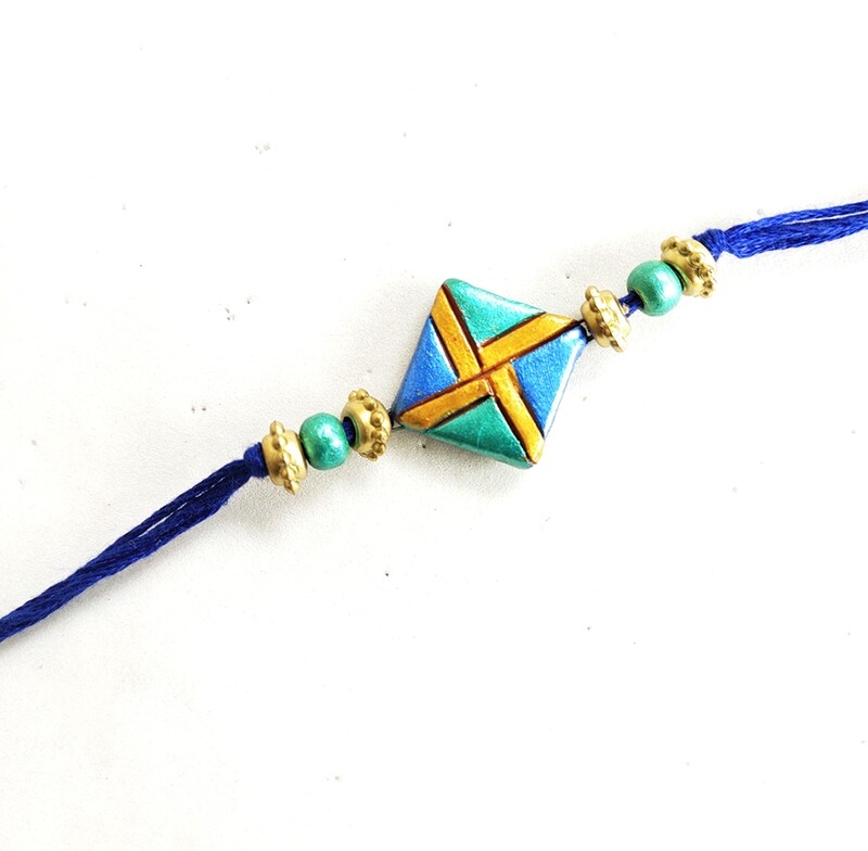 Tulasi Seed Rakhi - The Square Rakhi