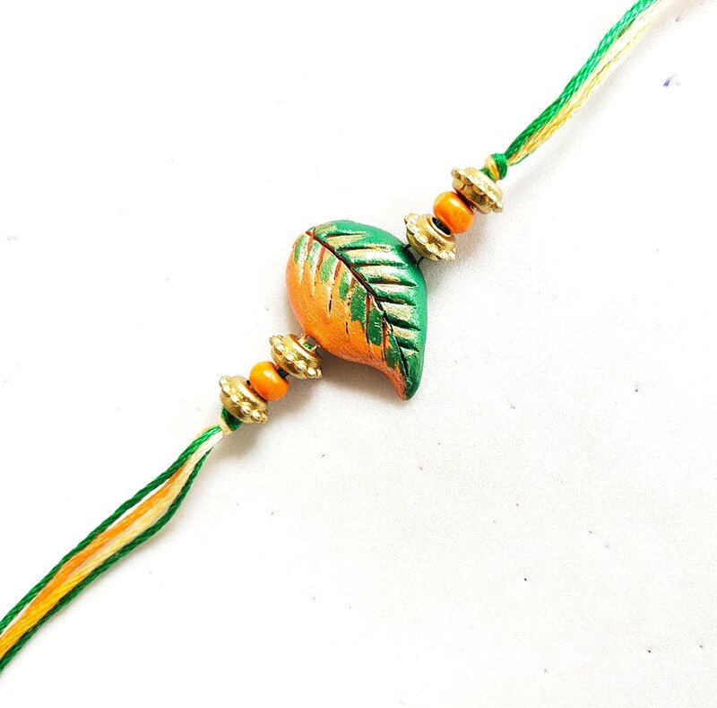 Tulasi Seed Rakhi - The Lucious Green Leaf